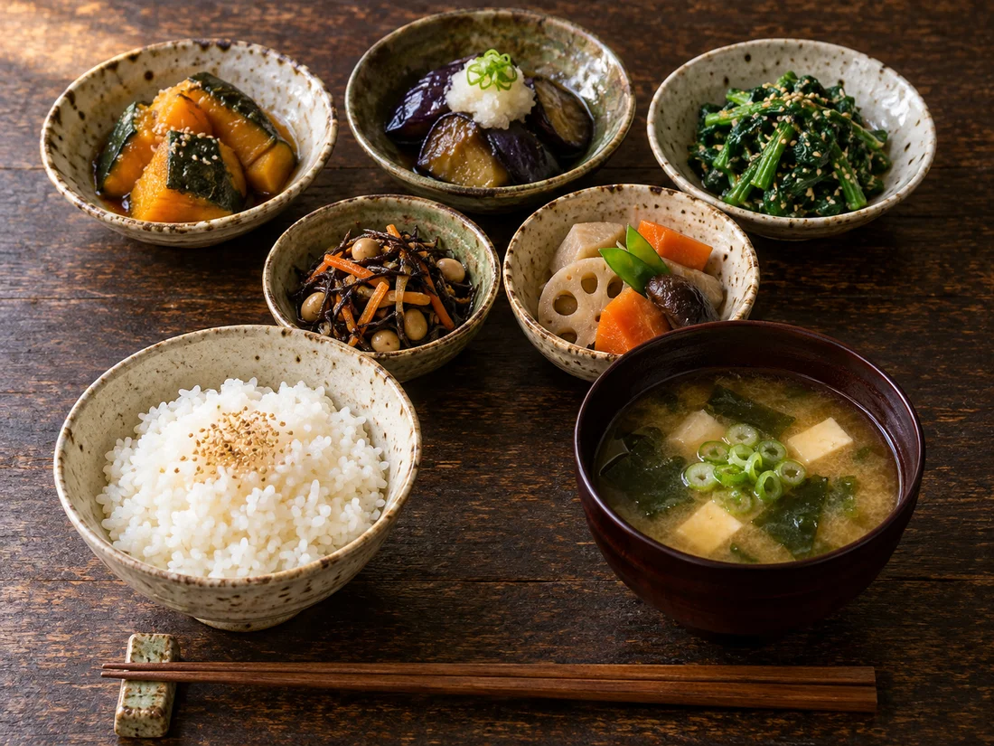 季節のおばんざい定食